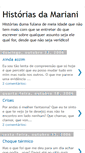 Mobile Screenshot of historiasdamariani.blogspot.com