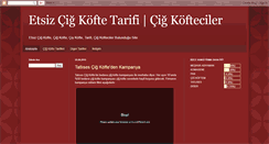 Desktop Screenshot of etsiz-cigkofte.blogspot.com