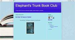 Desktop Screenshot of elephantstrunkbookclub.blogspot.com