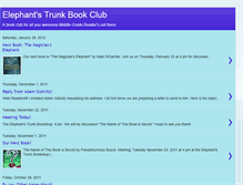 Tablet Screenshot of elephantstrunkbookclub.blogspot.com