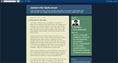 Desktop Screenshot of ageeklawyer.blogspot.com