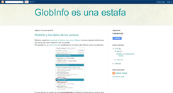 Desktop Screenshot of globinfofraude.blogspot.com