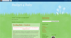 Desktop Screenshot of budget4baby.blogspot.com