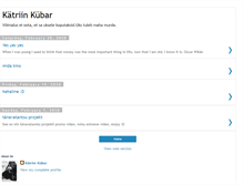 Tablet Screenshot of katriinkubar.blogspot.com