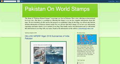 Desktop Screenshot of pakistanrelatedstamps.blogspot.com