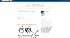 Desktop Screenshot of manifesto-barato.blogspot.com