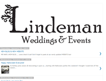 Tablet Screenshot of lindemanweddings.blogspot.com