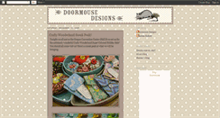 Desktop Screenshot of doormousedesigns.blogspot.com