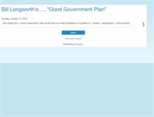 Tablet Screenshot of goodgovernmentplan.blogspot.com