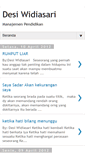 Mobile Screenshot of desiwidiasari.blogspot.com