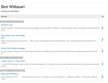 Tablet Screenshot of desiwidiasari.blogspot.com