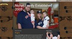 Desktop Screenshot of nicholfamily05.blogspot.com