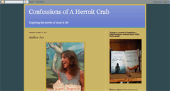 Desktop Screenshot of confessionsofahermitcrab.blogspot.com