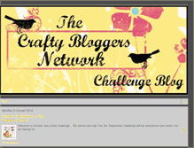 Tablet Screenshot of craftybloggersnetwork.blogspot.com