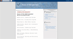 Desktop Screenshot of powerofyousaintpaul.blogspot.com