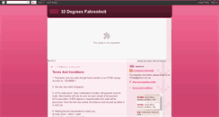 Desktop Screenshot of 32degf.blogspot.com