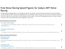 Tablet Screenshot of horse-racing-tips-free.blogspot.com