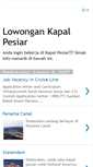 Mobile Screenshot of lowongankapalpesiar.blogspot.com