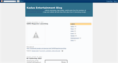 Desktop Screenshot of kadus-entertainment.blogspot.com