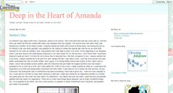 Desktop Screenshot of deepintheheartofamanda.blogspot.com