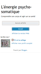 Mobile Screenshot of lenergiepsychosomatique.blogspot.com