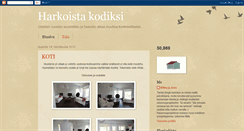 Desktop Screenshot of harkoistakodiksi.blogspot.com