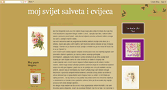 Desktop Screenshot of mojsvijetsalvetaicvijeca.blogspot.com