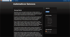 Desktop Screenshot of biografiasmatematicos.blogspot.com