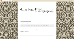 Desktop Screenshot of danakogodphotography.blogspot.com