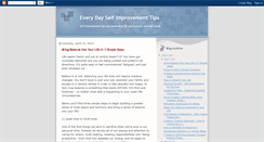 Desktop Screenshot of everydayself-improvement-tips.blogspot.com