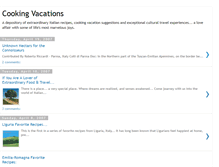 Tablet Screenshot of cookingvacations.blogspot.com