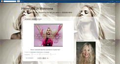 Desktop Screenshot of monroviastylist.blogspot.com