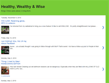 Tablet Screenshot of healthyww.blogspot.com