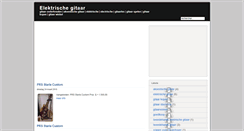 Desktop Screenshot of elektrische-gitaar.blogspot.com