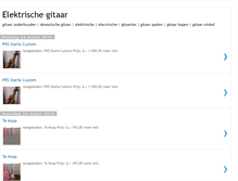 Tablet Screenshot of elektrische-gitaar.blogspot.com