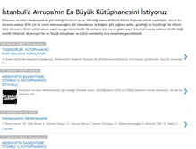 Tablet Screenshot of kutuphanemizistiyoruz.blogspot.com