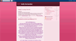 Desktop Screenshot of kattyhernandez.blogspot.com