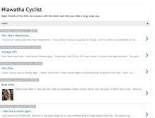 Tablet Screenshot of hiawathacyclist.blogspot.com