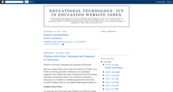 Desktop Screenshot of edtechindex.blogspot.com