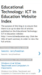 Mobile Screenshot of edtechindex.blogspot.com