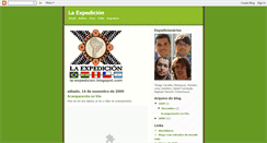 Desktop Screenshot of la-expedicion.blogspot.com