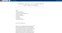 Desktop Screenshot of caminohacialaslibertades.blogspot.com
