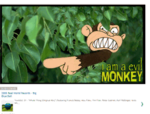 Tablet Screenshot of iamaevilmonkey.blogspot.com