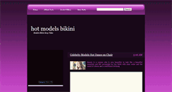Desktop Screenshot of hotmodelsbikini.blogspot.com