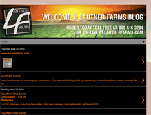 Tablet Screenshot of lautnerfarms.blogspot.com