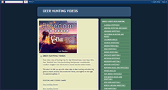 Desktop Screenshot of deerhuntingvideoclips.blogspot.com