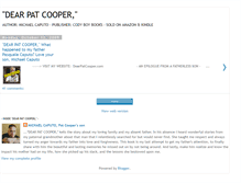 Tablet Screenshot of dearpatcooper.blogspot.com