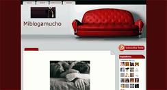 Desktop Screenshot of miblogamucho.blogspot.com