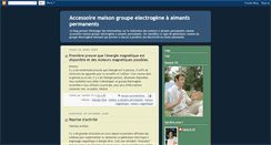 Desktop Screenshot of groupe-electrogene-aimants-permanents.blogspot.com