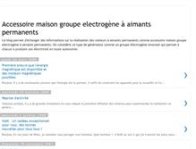 Tablet Screenshot of groupe-electrogene-aimants-permanents.blogspot.com